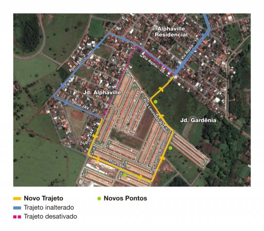 Mapa da linha 130