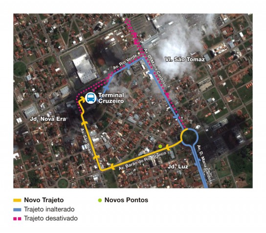 Mapa da linha 277