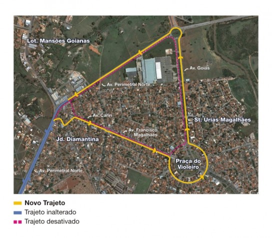 Mapa linha 037