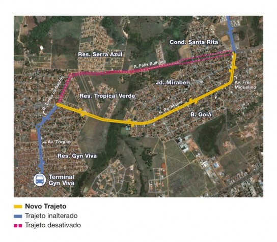 Mapa linha 590