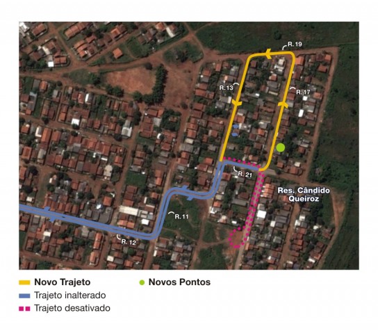 Mapa da linha 312