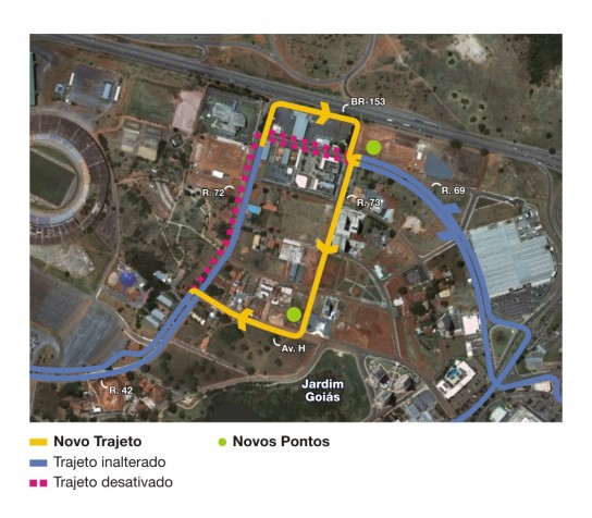 Mapa da linha 325