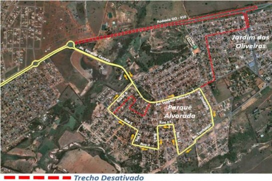 Mapa linha 223