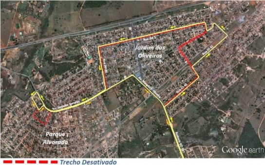 Mapa linha 330