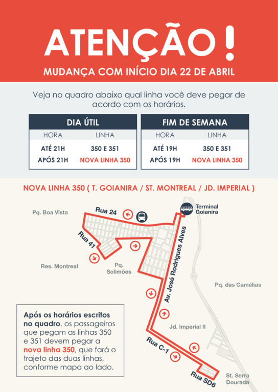 Linhas 350 e 351