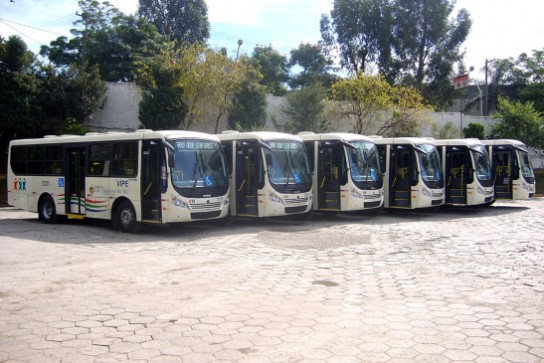 Ônibus de São Caetano do Sul. Prefeitura agora decidiu reajustar tarifas.